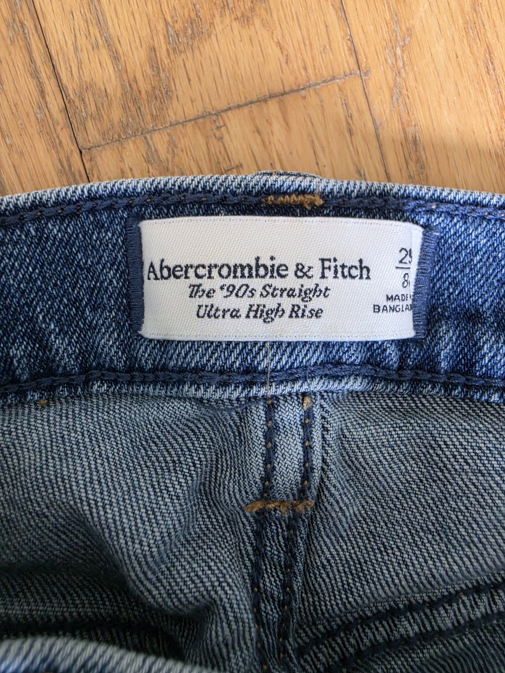 Abercrombie & Fitch Light Blue Straight Leg Jeans